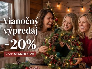 Vianoce sa blížia a my máme pre vás malý darček. Na flowerio.sk práve beží vianočný výpredaj – 20 % zľava pre všetkých, čo...