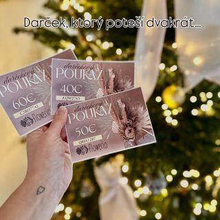 Darujte kúsok kreativity! ✨ Ak na poslednú chvíľu ešte hľadáte niečo milé, poukážka Flowerio pre niekoho tvorivého,...